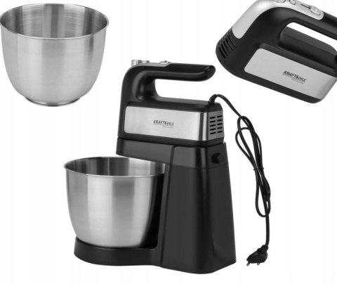 MIKSER KUCHENNY RĘCZNY Z MISĄ 1000W 4,5L SOLIDNY