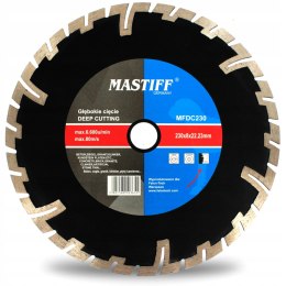 Tarcza diamentowa GŁĘBOKIE CIĘCIE Mastiff MFDC230 230x22,2 mm