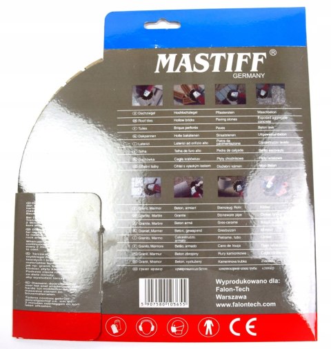 Tarcza diamentowa GŁĘBOKIE CIĘCIE Mastiff MFDC230 230x22,2 mm