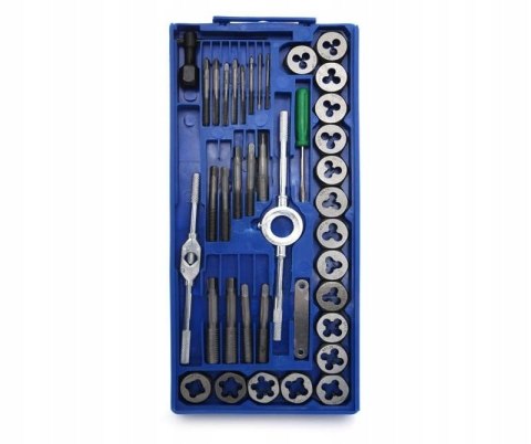 Zestaw narzynek I gwintowników 40 EL kalibrowniki