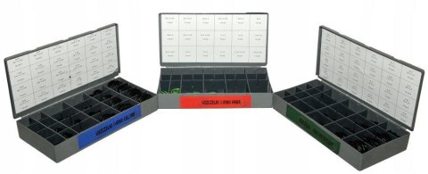 Zestaw uszczelek O-ring oringi HNBR NBR 900 szt. Falon-Tech