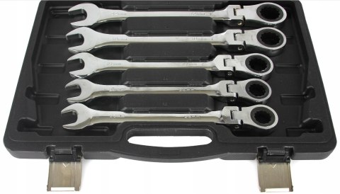 Klucz płasko-oczkowy Falon-Tech 22 el. 6-32 mm ze grzechotką