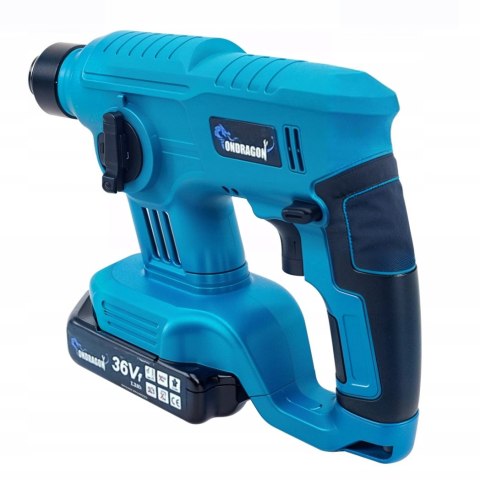 MŁOTOWIERTARKA AKUMULATOROWA MŁOT UDAROWY 36V SDS + 2 AKUMULATOR-Y BATERIE