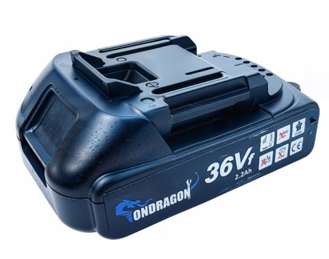 MŁOTOWIERTARKA AKUMULATOROWA MŁOT UDAROWY 36V SDS + 2 AKUMULATOR-Y BATERIE