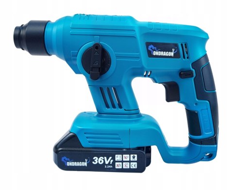 MŁOTOWIERTARKA AKUMULATOROWA MŁOT UDAROWY 36V SDS + 2 AKUMULATOR-Y BATERIE