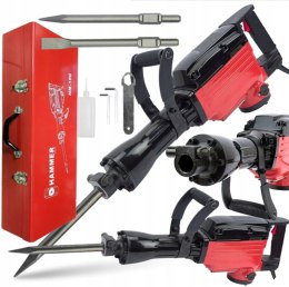 Młot wyburzeniowy HAMMER HM-100 3200W 45J HEX-30 2X DŁUTO MOCNY