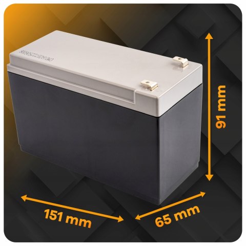 Akumulator Powermat 12 V 12 Ah