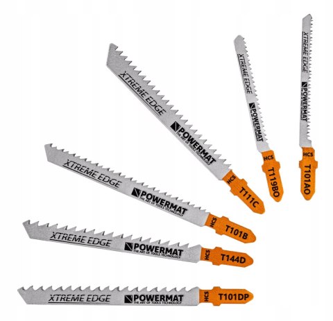 ZESTAW NOŻYKÓW BRZESZCZOTÓW DO WYRZYNARKI 10 SZTUK DREWNO SKLEJKA TWORZYWO