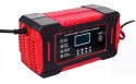 Prostownik AKUMULATOROWY Mikroprocesorowy Samochodowy 12V 6A Ładowarka LCD