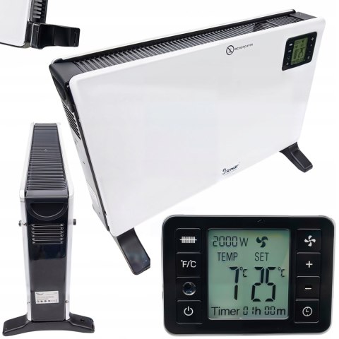 GRZEJNIK ELEKTRYCZNY KONWEKTOROWY ENERGOOSZCZĘDNY TIMER BEZPIECZNY LCD GRZEJNIK ELEKTRYCZNY KONWEKTOROWY ENERGOOSZCZĘDNY TIMER BEZPIECZNY LCD