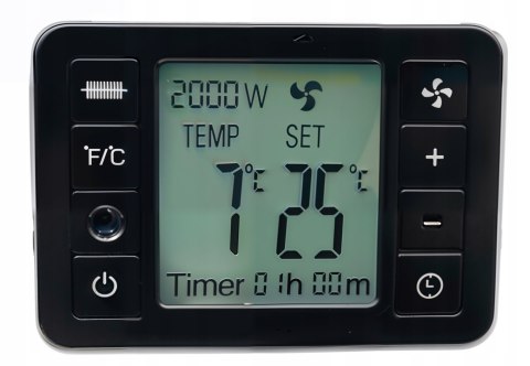 GRZEJNIK ELEKTRYCZNY KONWEKTOROWY ENERGOOSZCZĘDNY TIMER BEZPIECZNY LCD GRZEJNIK ELEKTRYCZNY KONWEKTOROWY ENERGOOSZCZĘDNY TIMER BEZPIECZNY LCD