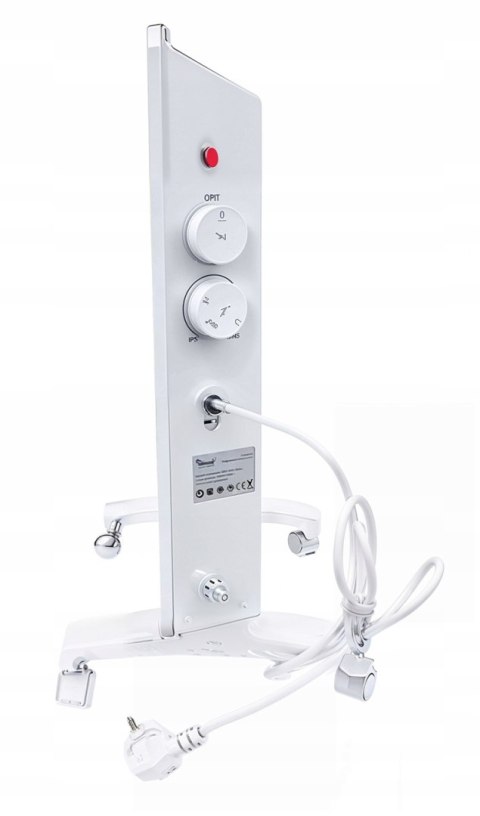 Grzejnik Elektryczny Aluminiowy Konwektorowy Mocny 1750W Ścienny +Kółka 2w1 Grzejnik Elektryczny Aluminiowy Konwektorowy Mocny 1750W Ścienny +Kółka 2w1