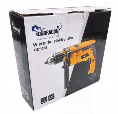 MOCNA WIERTARKA UDAROWA 1600W 13MM REGULACJA UDAR ELEKTRYCZNA Z UDAREM MOCNA WIERTARKA UDAROWA 1600W 13MM REGULACJA UDAR ELEKTRYCZNA Z UDAREM