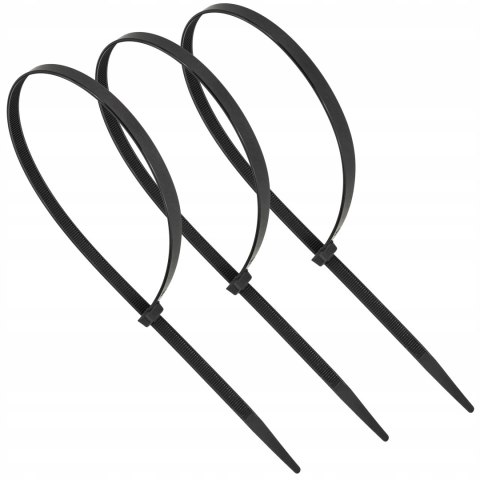 MOCNE OPASKI ZACISKOWE KABLOWE TRYTKI CZARNE TAŚMA 7.6X450MM 100SZT TRYTKI MOCNE OPASKI ZACISKOWE KABLOWE TRYTKI CZARNE TAŚMA 7.6X450MM 100SZT TRYTKI
