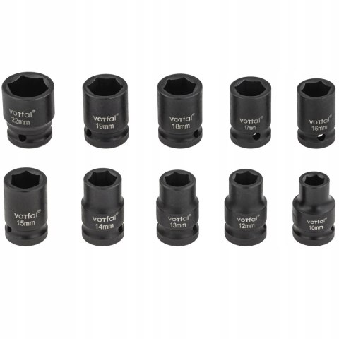 NASADKI UDAROWE 1/2 ZESTAW NASADEK UDAROWYCH KLUCZY NASADOWYCH 10-22MM 10EL NASADKI UDAROWE 1/2 ZESTAW NASADEK UDAROWYCH KLUCZY NASADOWYCH 10-22MM 10EL