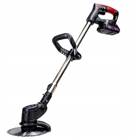 XXXL PODKASZARKA AKUMULATOROWA KOSA OGRODOWA WYKASZARKA NA KOŁACH 36V 2xAKU