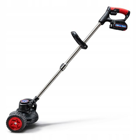 XXXL PODKASZARKA AKUMULATOROWA KOSA OGRODOWA WYKASZARKA NA KOŁACH 36V 2xAKU