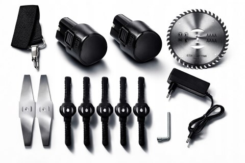 21V 2xAKU PODKASZARKA AKUMULATOROWA KOSA OGRODOWA WYKASZARKA DO TRAWY XXXXL