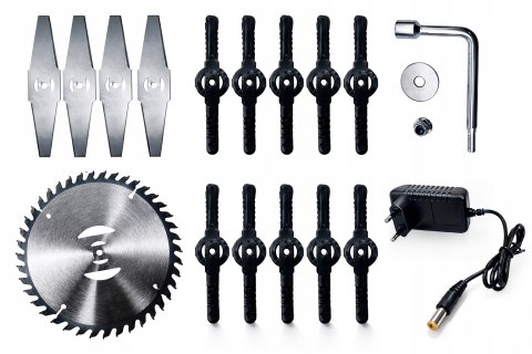 36V 2xAKU PODKASZARKA AKUMULATOROWA KOSA OGRODOWA WYKASZARKA DO TRAWY XXXXL