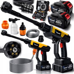 66V MYJKA CIŚNIENIOWA AKUMULATOROWA WALIZKA + 2 AKU MYJKA BEZPRZEWODOWA 5Ah