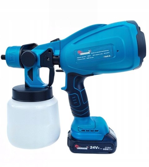 AGREGAT MALARSKI PISTOLET AKUMULATOROWY DO MALOWANIA ŚCIAN MOCNY 24V