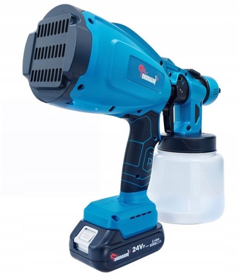 AGREGAT MALARSKI PISTOLET AKUMULATOROWY DO MALOWANIA ŚCIAN MOCNY 24V