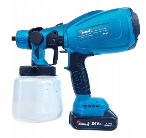 AGREGAT MALARSKI PISTOLET AKUMULATOROWY DO MALOWANIA ŚCIAN MOCNY 24V