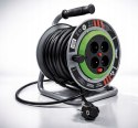 B PRZEDŁUŻACZ BĘBNOWY BUDOWLANY OGRODOWY 25M 3x2,5 KABEL NA BĘBNIE METALOWY