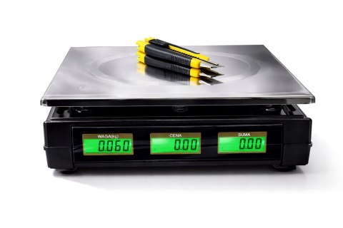 ELEKTRONICZNA WAGA SKLEPOWA LCD KALKULACYJNA 40 kg