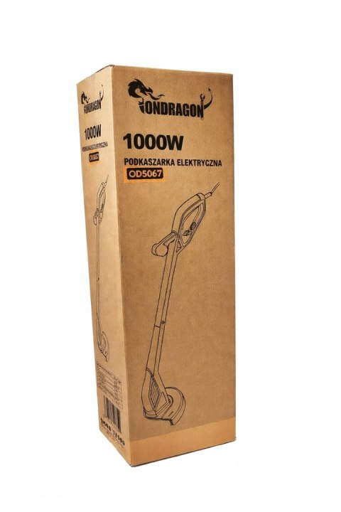 L PODKASZARKA KOSA ELEKTRYCZNA DO TRAWY 1000W 23cm LEKKA WYKASZARKA NA PRĄD