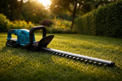 LCD NOŻYCE DO CIĘCIA ŻYWOPŁOTU NOŻYCE AKUMULATOROWE 51CM 2X AKU 36V 2Ah PRO