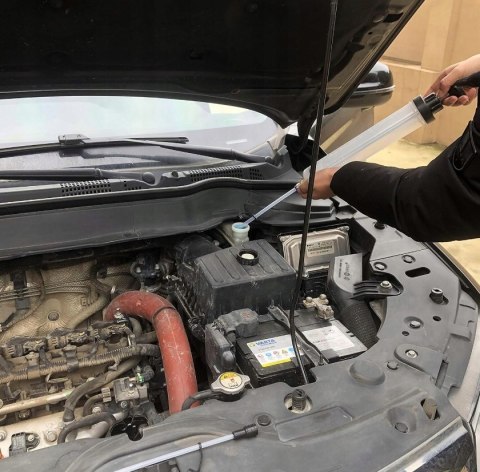 Odsysarka ręczna Falon-Tech 200 ml z wężykami