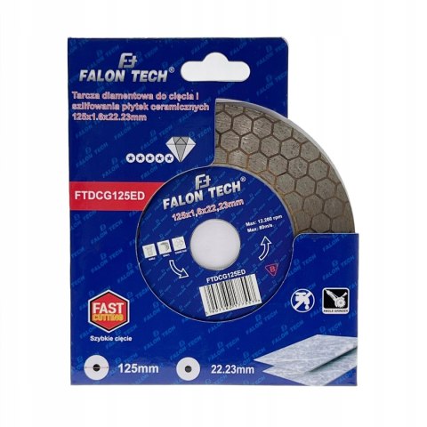 Tarcza tnąca Falon-Tech FTDCG125ED 125x22,2 mm