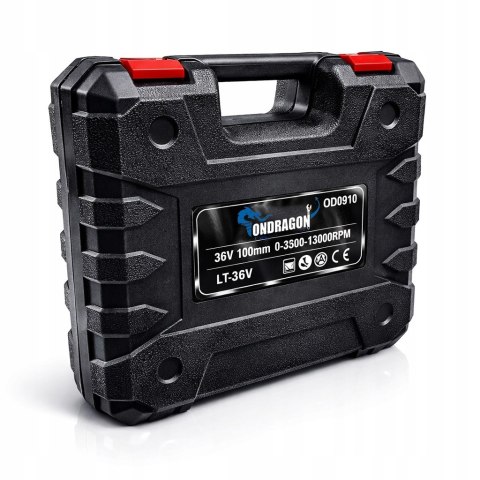 WIERTARKO WKRĘTARKA AKUMULATOROWA 36V ŻÓŁTA 2 AKUMULATORY 5.0Ah WALIZA moc