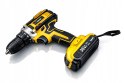 WIERTARKO WKRĘTARKA AKUMULATOROWA 36V ŻÓŁTA 2 AKUMULATORY 5.0Ah WALIZA moc