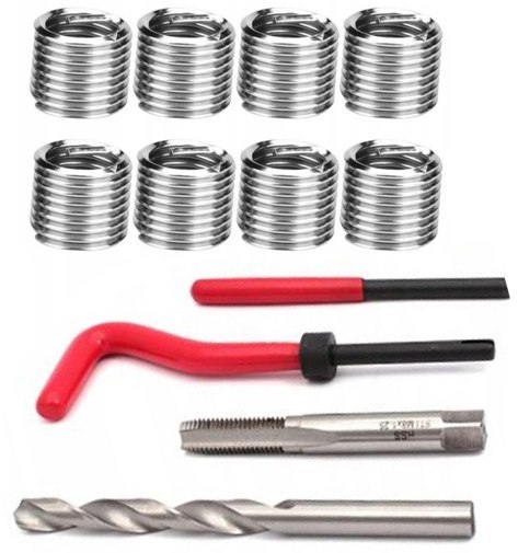 Zestaw narzędzi do naprawy gwintów Falon-Tech 131 el. M5-M12
