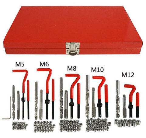 Zestaw narzędzi do naprawy gwintów Falon-Tech 131 el. M5-M12