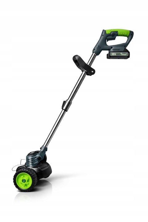 XXXL PODKASZARKA AKUMULATOROWA KOSA OGRODOWA WYKASZARKA NA KOŁACH 36V 2xAKU