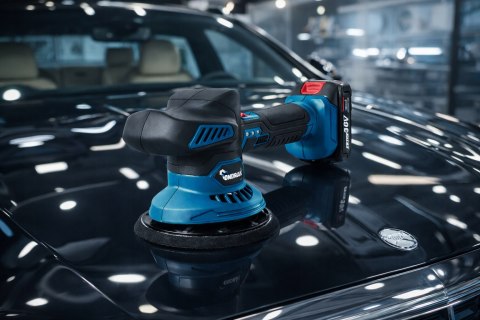 36V POLERKA SAMOCHODOWA AKUMULATOROWA NA BATERIE + 2x aku 5.0AH MOCNA