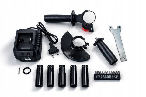 4w1 ZESTAW NARZĘDZI AKUMULATOROWYCH 5AH 48V MŁOT SZLIFIERKA WKRĘTARKA KLUCZ