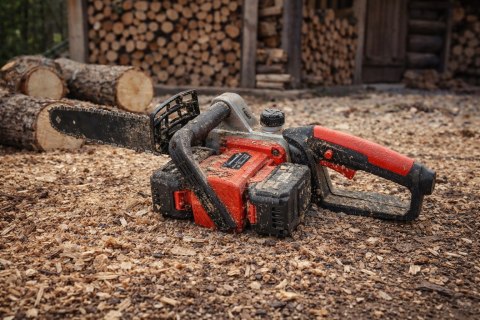 BEZSZCZOTKOWA PIŁA ŁAŃCUCHOWA PILARKA AKUMULATOROWA 16" 48V 2x AKU PRO