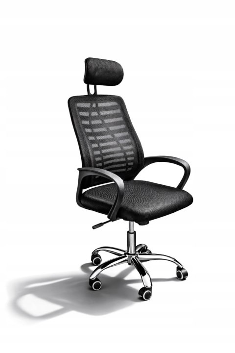 FOTEL BIUROWY OBROTOWY KRZESŁO DO BIURKA BIUROWE MIKROSIATKA KRZESEŁKO