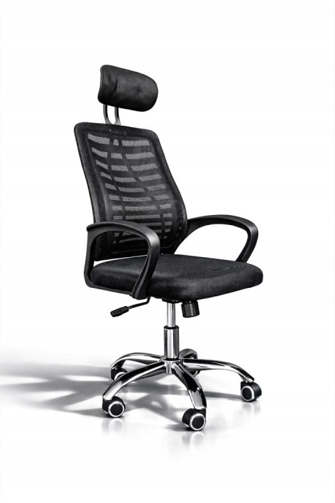 FOTEL BIUROWY OBROTOWY KRZESŁO DO BIURKA BIUROWE MIKROSIATKA KRZESEŁKO