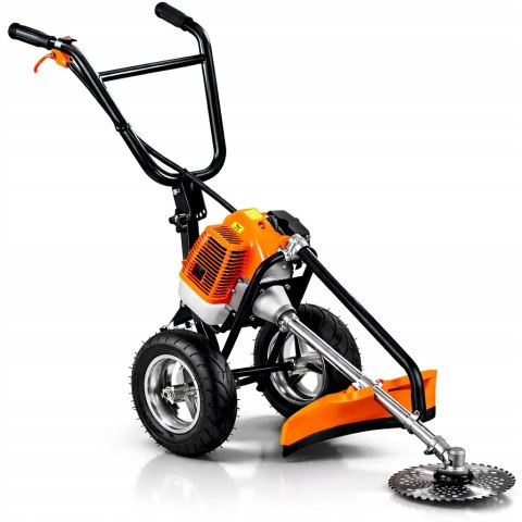 KOSA SPALINOWA NA KOŁACH KOSIARKA PODKASZARKA TROLEY WYKASZARKA 5,2km MOCNA