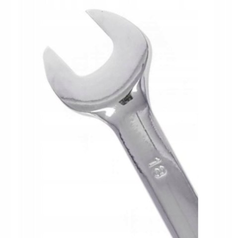 Klucz płasko-oczkowy Kraft&Dele z grzechotką łamaną 12 szt. 8-19 mm