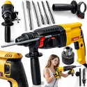 MŁOTOWIERTARKA WIERTARKA Z UDAREM MŁOT UDAROWY ZESTAW SDS + PLUS MOC 3150W