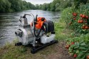 MOTOPOMPA POMPA SPALINOWA WYDAJNA ŁATWE ZASYSANIE DO WODY 350L/MIN 1" 5,2km