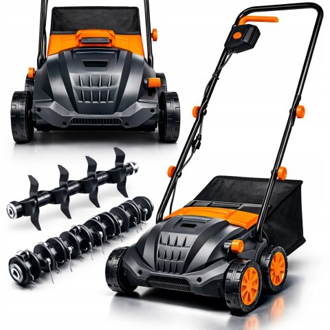 N AERATOR WERTYKULATOR ELEKTRYCZNY 3w1 2800W Z KOSZEM AERACJA WERTYKULACJA