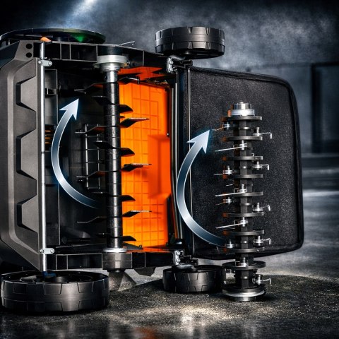 N AERATOR WERTYKULATOR ELEKTRYCZNY 3w1 2800W Z KOSZEM AERACJA WERTYKULACJA