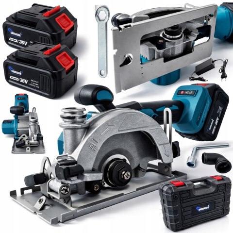 PILARKA TARCZOWA 150MM BEZSZCZOTKOWA MOCNA 36V AKUMULATOROWA DO DREWNA PRO